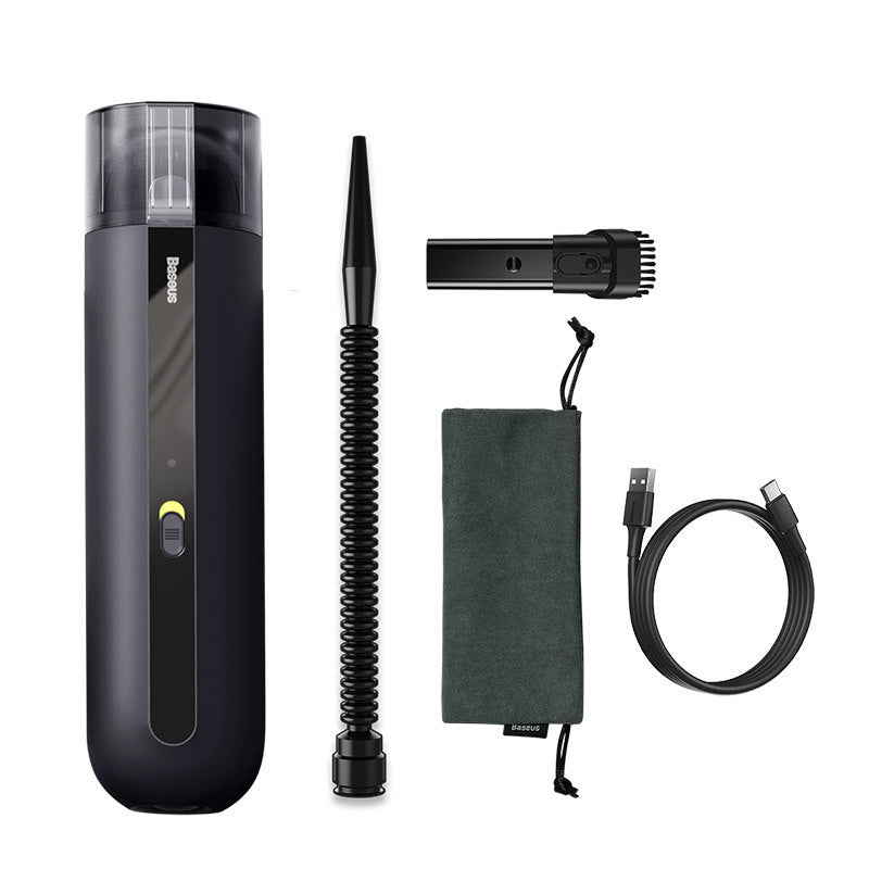 BASEUS Wireless Car Vacuum Cleaner – 5000Pa Suction, HEPA Filter, 6000mAh Battery – Dark Night Green & Bright Moon White