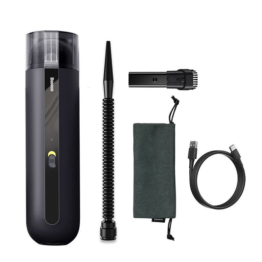 BASEUS Wireless Car Vacuum Cleaner – 5000Pa Suction, HEPA Filter, 6000mAh Battery – Dark Night Green & Bright Moon White