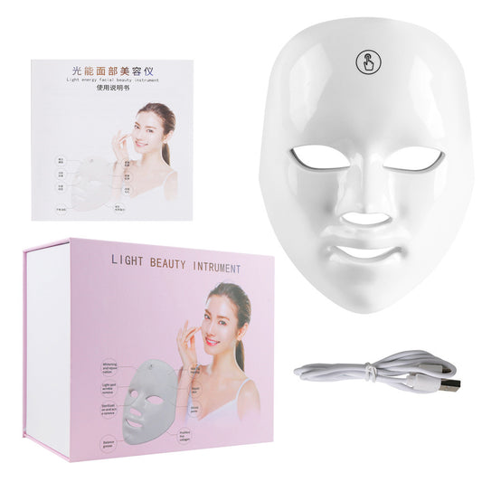 GlowTherapy™ 7-Color LED Skin Rejuvenation Mask – Professional Facial Care at Home